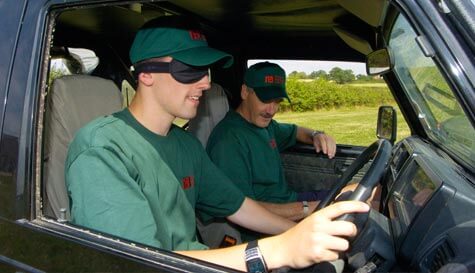 blindfold driving stag do