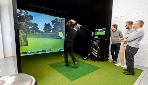 golf simulator stag do
