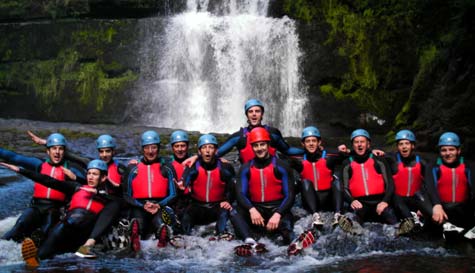 gorge walking stag do