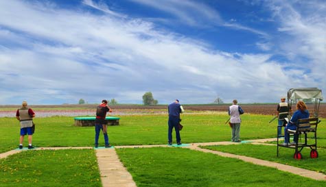 laser clay shooting