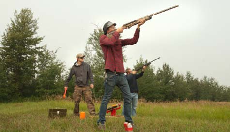 laser clay shooting stag do