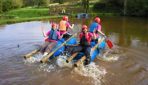 raft building stag do