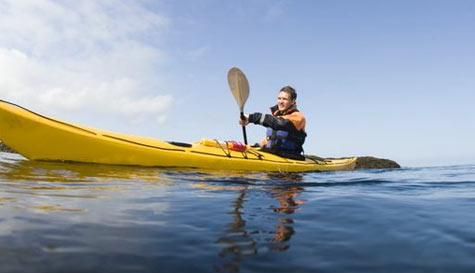 sea kayaking stag do