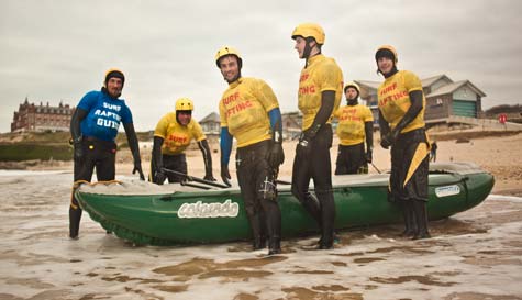 surf rafting stag do