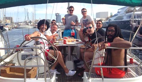 private yacht charter stag do
