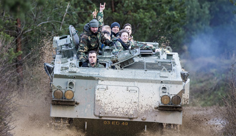 airsoft battle & tank ride stag do