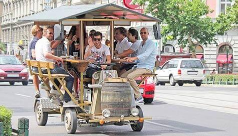 beer bike stag do