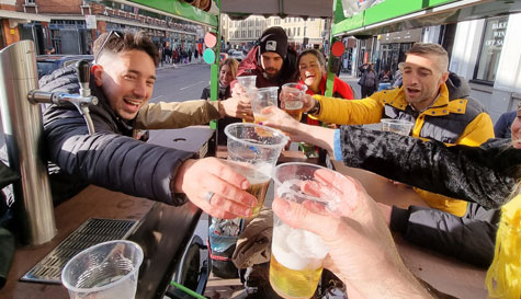 beer bike stag do