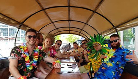 beer carriage stag do