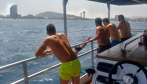 beer pedal boat stag do