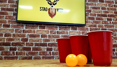 beer pong stag do