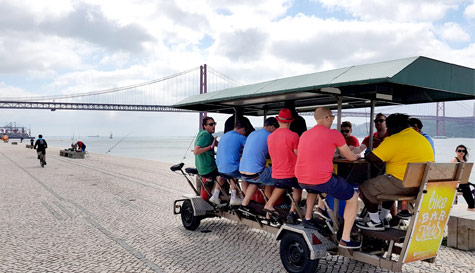 party bike stag do