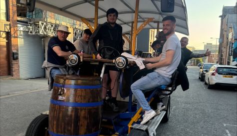 beer bike stag do