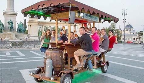 beer bike stag do
