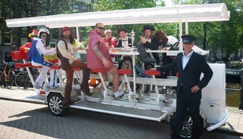 beer bike stag do