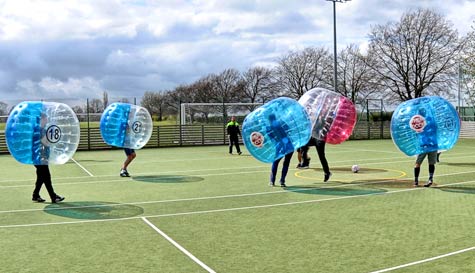 bubble football stag do