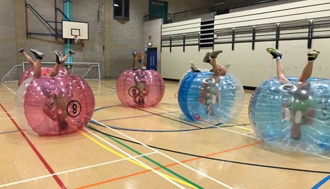 bubble football stag do
