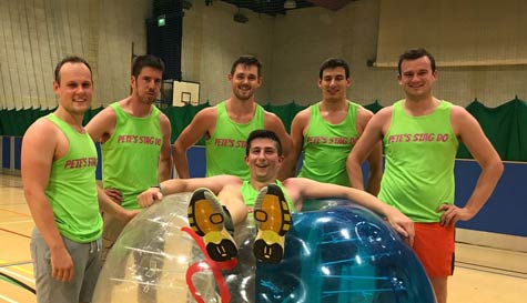 bubble football stag do