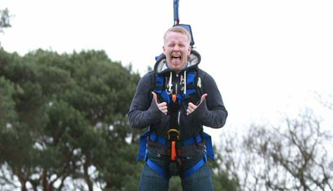 bungee catapult stag do