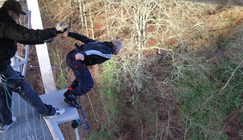 bungee jumping stag do
