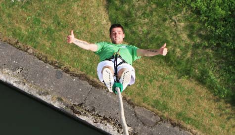 bungee jumping stag do