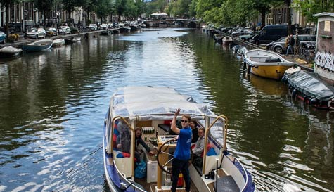 canal boat tour stag do