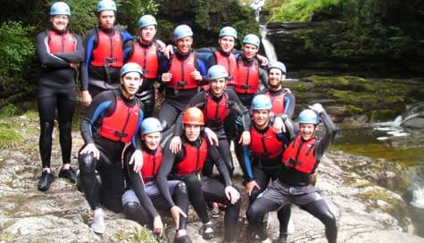 canyoning stag do