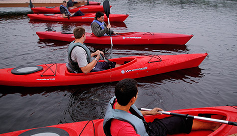 city kayak tour stag do