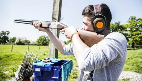 clay shooting stag do