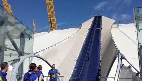 climb the O2 stag do