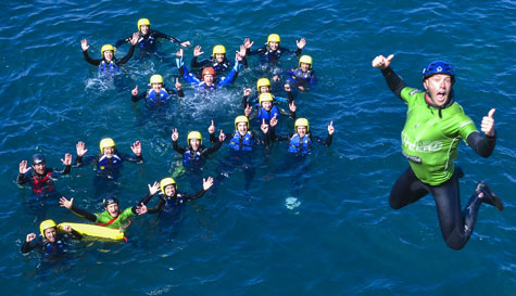 coasteering stag do