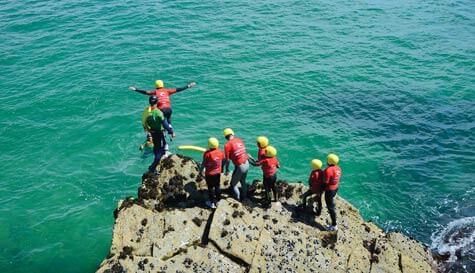 coasteering stag do