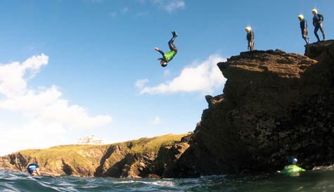 coasteering stag do