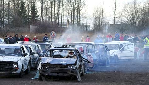 demolition derby stag do