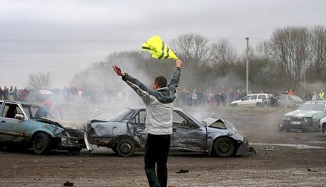 demolition derby stag do