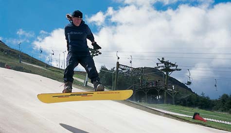 dry skiing stag do