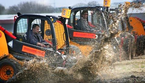 dumper truck racing stag do