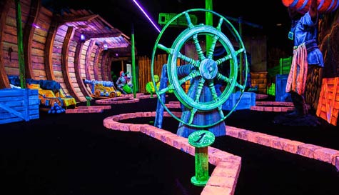 glow golf