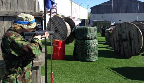 go karting & laser warfare stag do