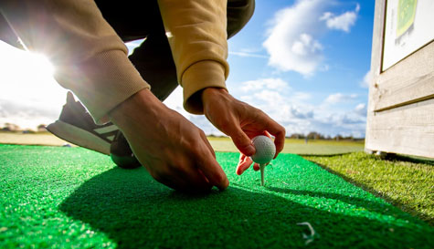 golf driving range stag do