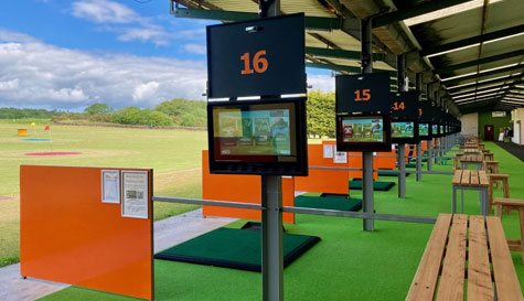 golf driving range stag do