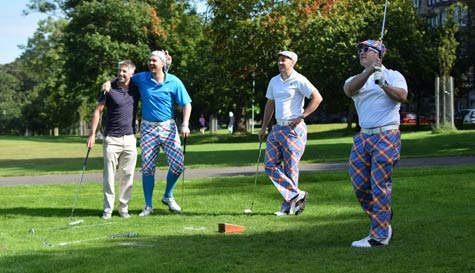 golf, grub & drinks stag do