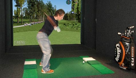 golf simulator stag do
