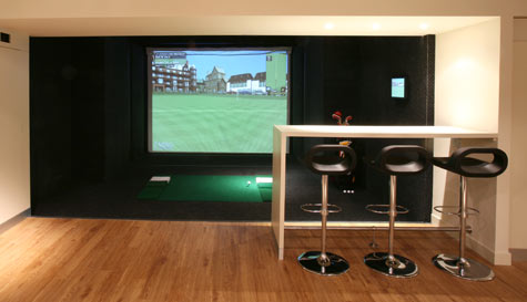 golf simulator stag do