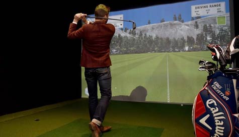 golf simulator stag do