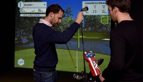 golf simulator stag do