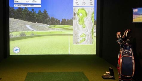 golf simulator stag do