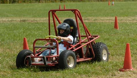 grass karting stag do