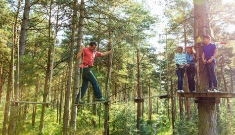 high ropes course stag do