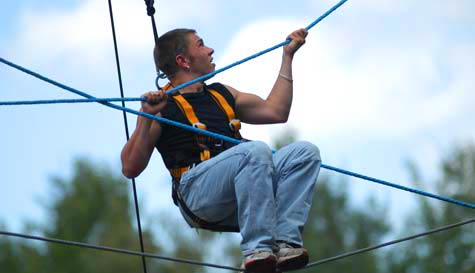 high ropes multi activity stag do